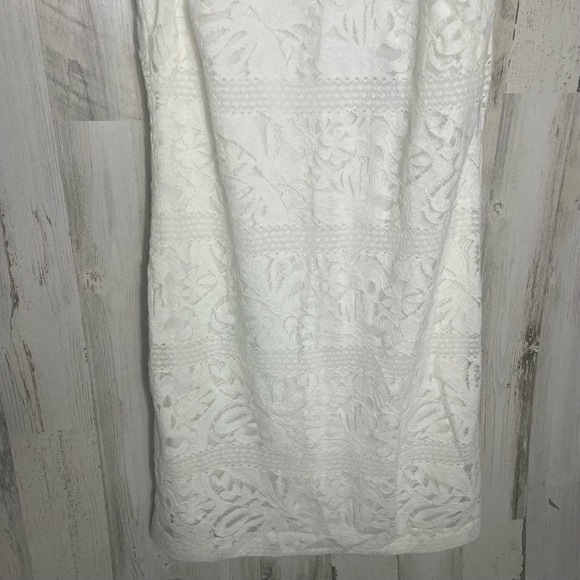 Lauren Ralph Lauren White Lace Eyelet Dress Lined size 6 NWT Coastal‎ Cowgirl - Picture 4 of 10